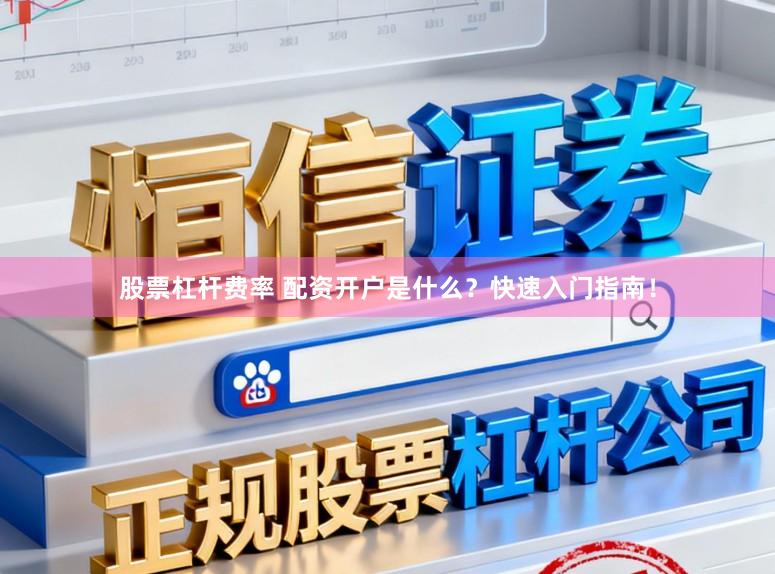股票杠杆费率 配资开户是什么?快速入门指南!