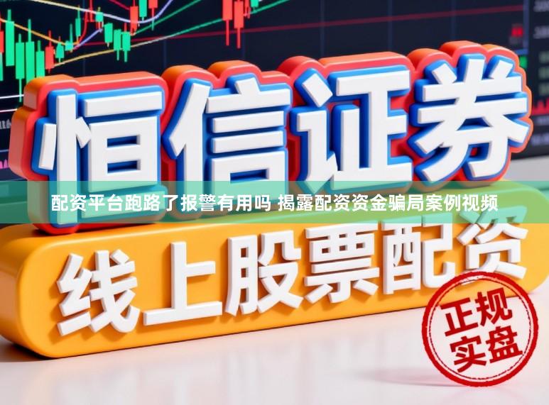 配资平台跑路了报警有用吗 揭露配资资金骗局案例视频